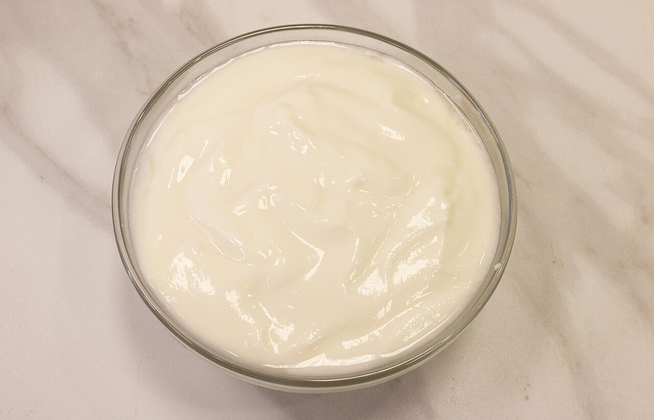 Tazón de yogur natural
